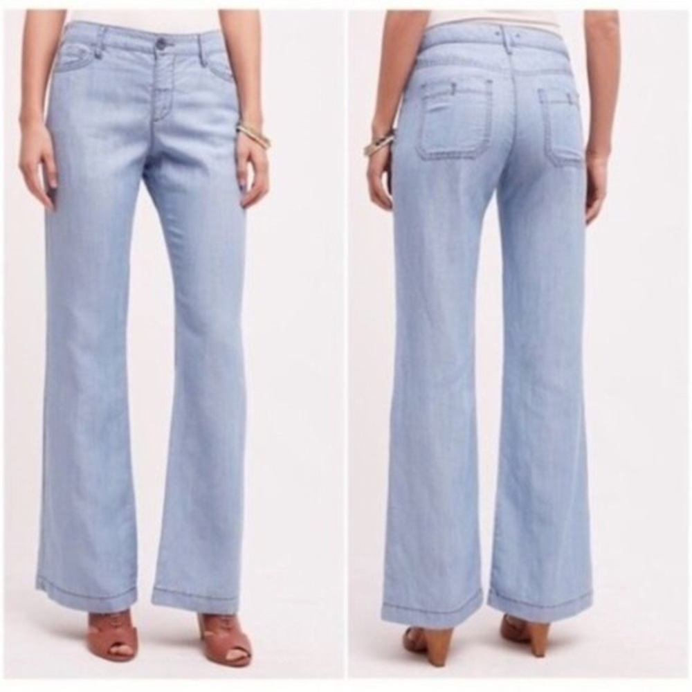 Pilcro and letterpress wide leg pant